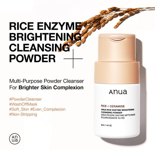 ANUA Rice + Ceramide Poudre Nettoyante Éclat